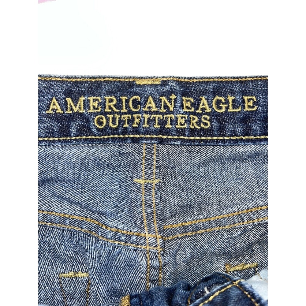American Eagle Original Taper Mens Jeans Dark Wash Size 32x34 - Picture 5 of 7